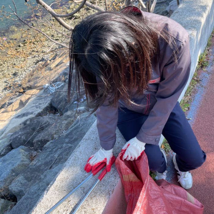 쌍봉동해안 정화 사진 3