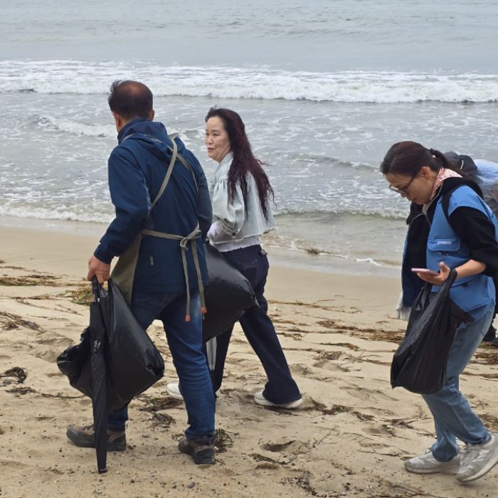송도해변 정화 사진 3