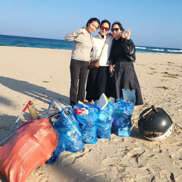 기곡해수욕장 정화 사진 2