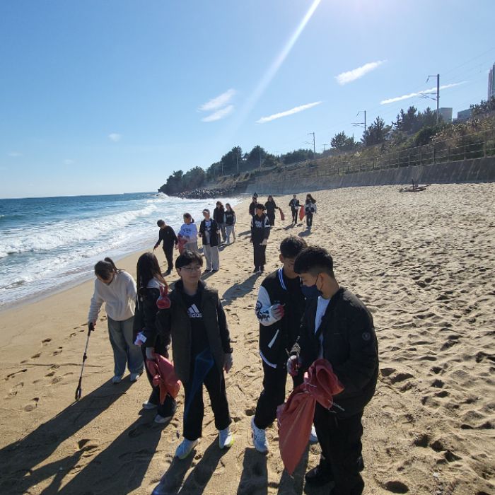 하평해변 정화 사진 2