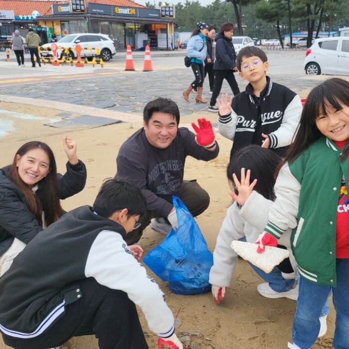 망상해변 정화 사진 5