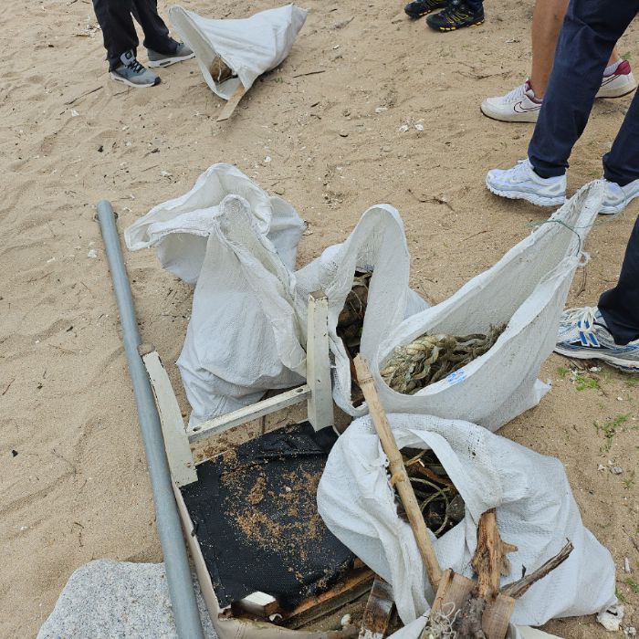 선녀바위해변 정화 사진