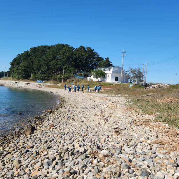 우도해변 정화 사진 2