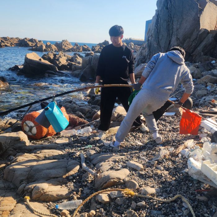 주전보밑 연안 해양체험공원 정화 사진 4