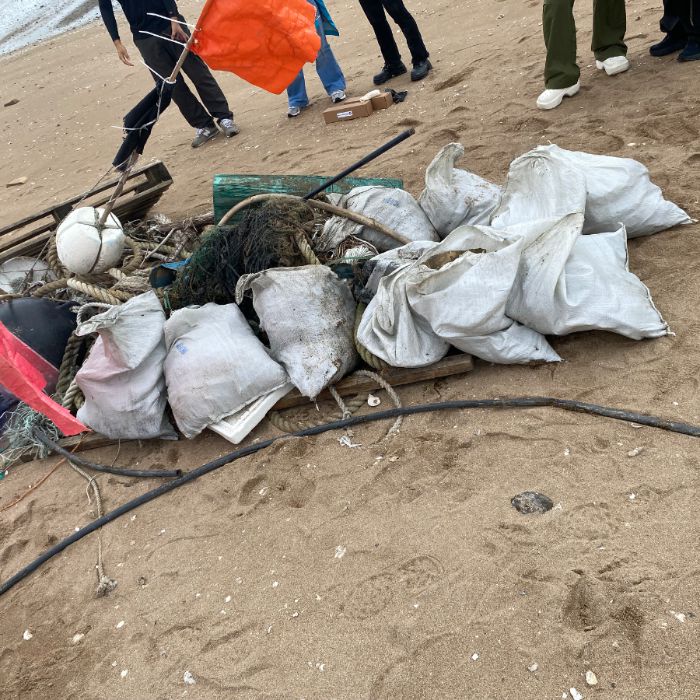 선녀바위해변 정화 사진