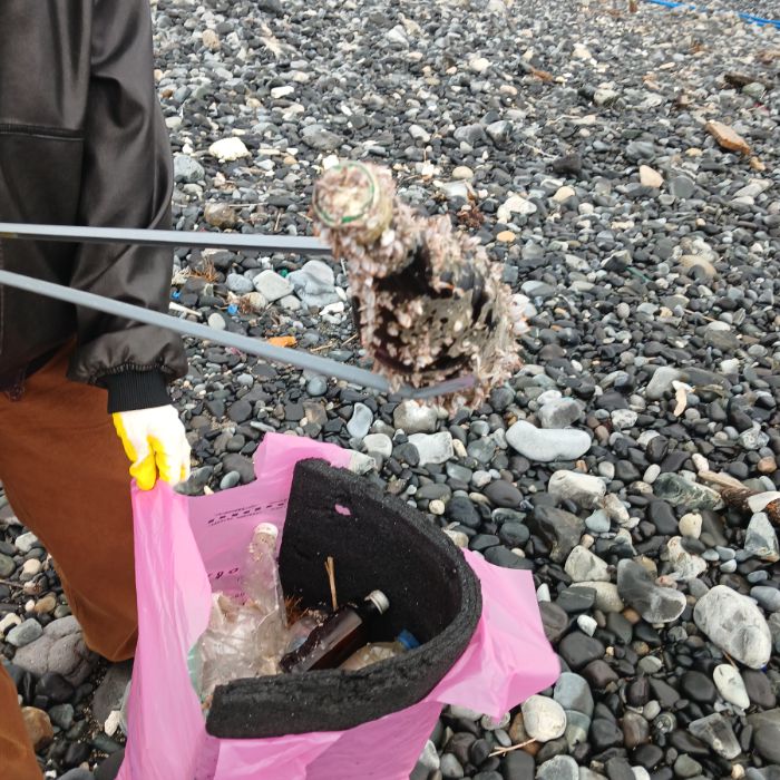 주전해변 정화 사진 3