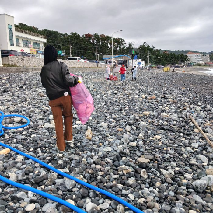 주전해변 정화 사진 4