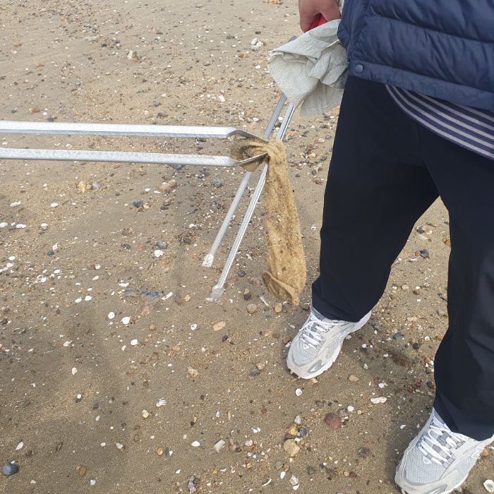 장포리해변 정화 사진 2