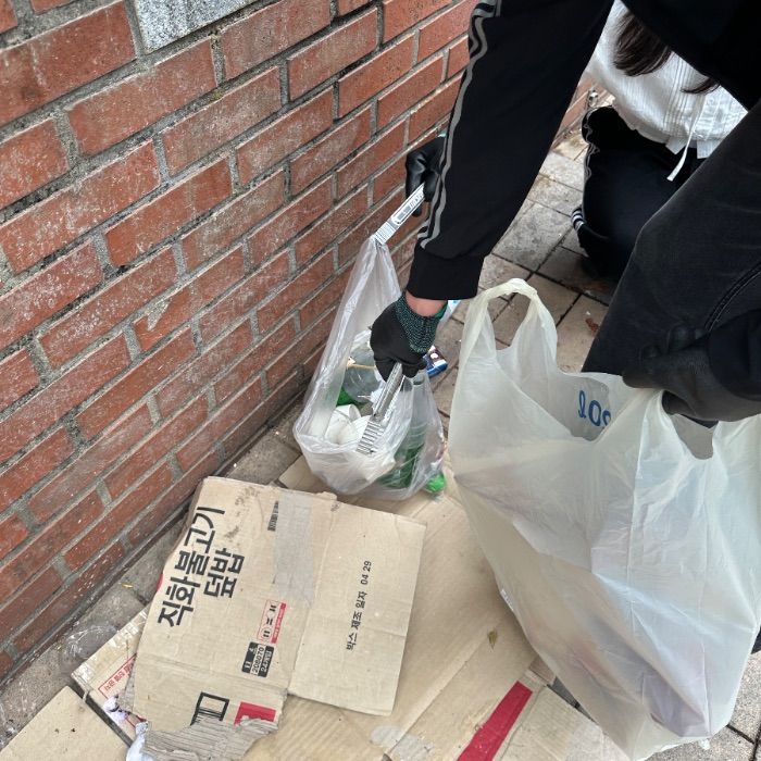 서울용산구.공원.일회용품.쓰레기제대로버리기